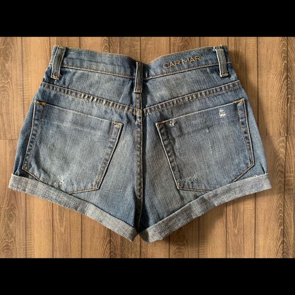 High rise denim shorts - Picture 2 of 4